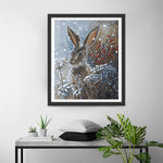 Rabbit in Snow Diamond Painting