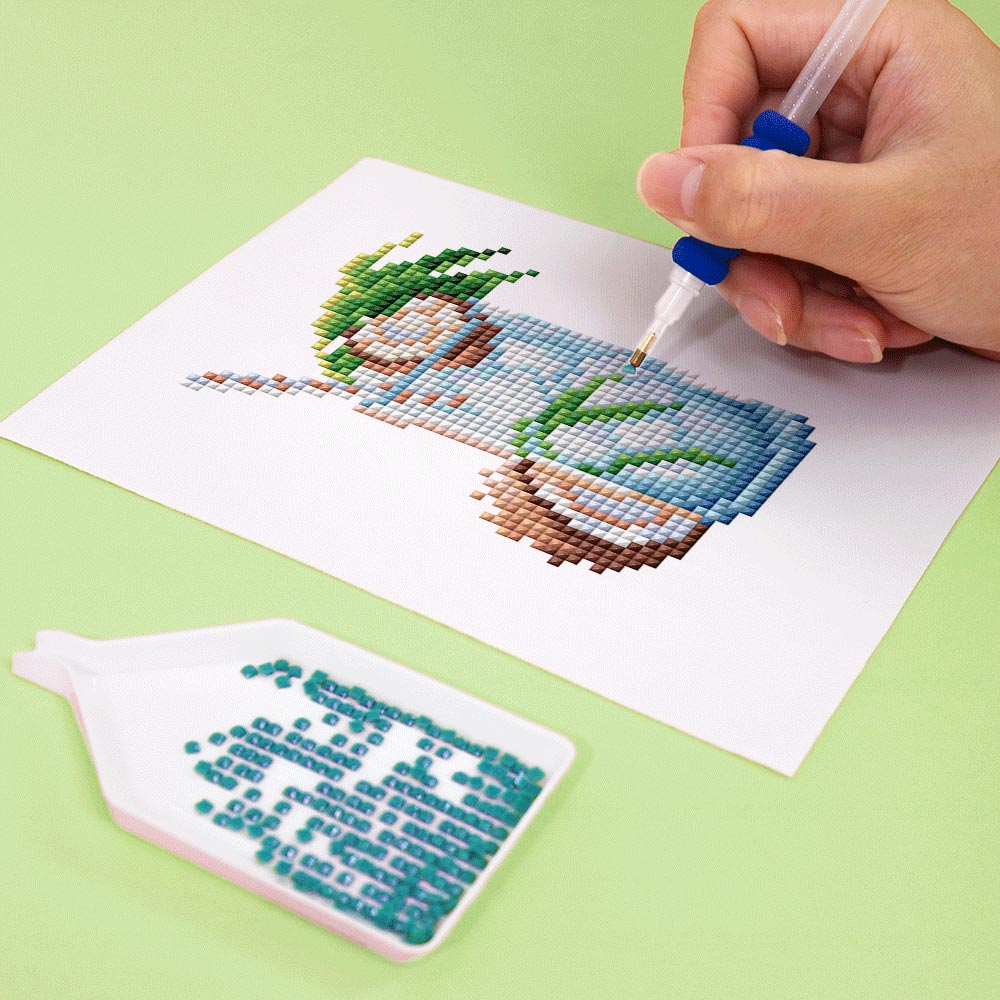 Refreshing Summer Juice 12Pcs - Mini Diamond Painting Kit