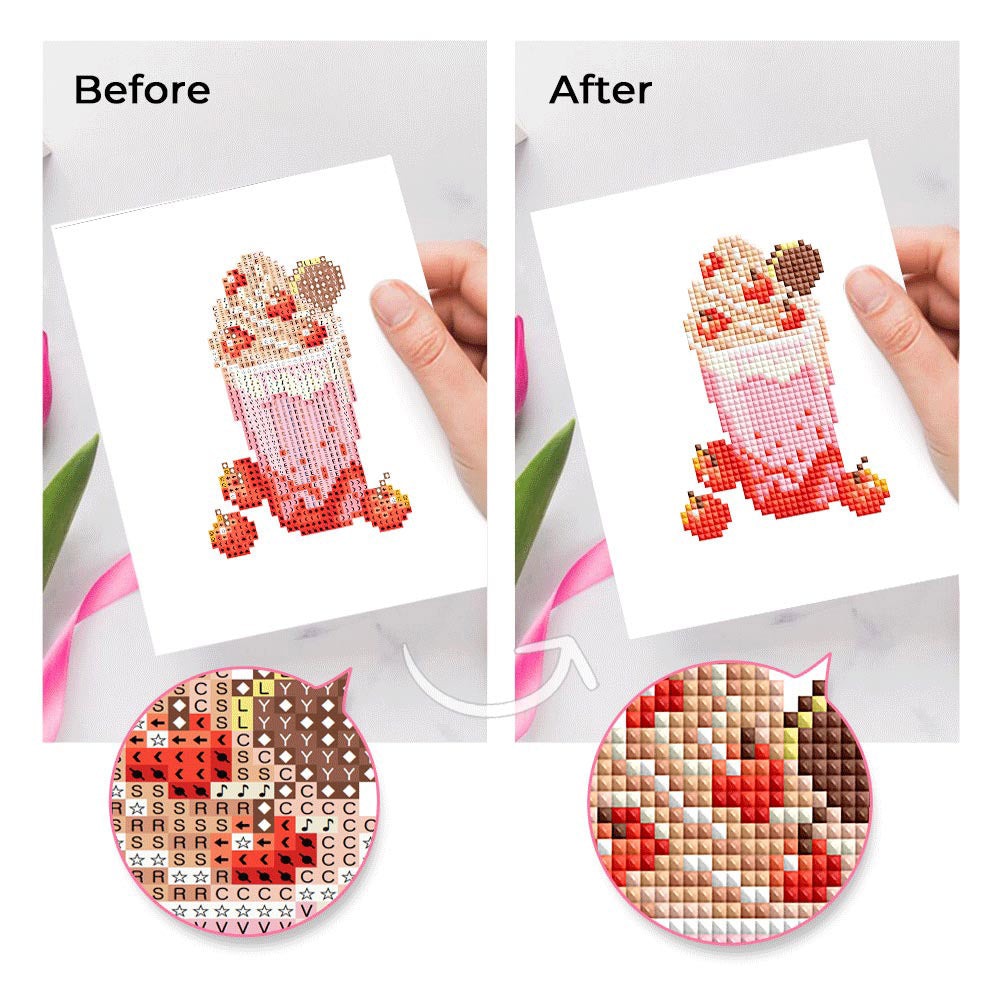 Refreshing Summer Juice 12Pcs - Mini Diamond Painting Kit