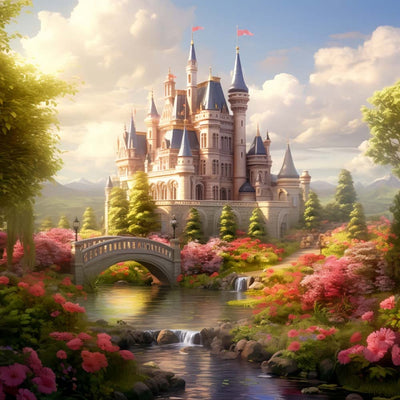 Romantic Castle Diamond Painting