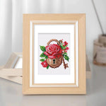 Romantic Red Valentine's Day 12Pcs - Mini Diamond Painting Kit