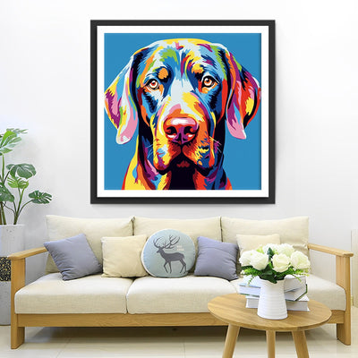 Sad Labrador Diamond Painting
