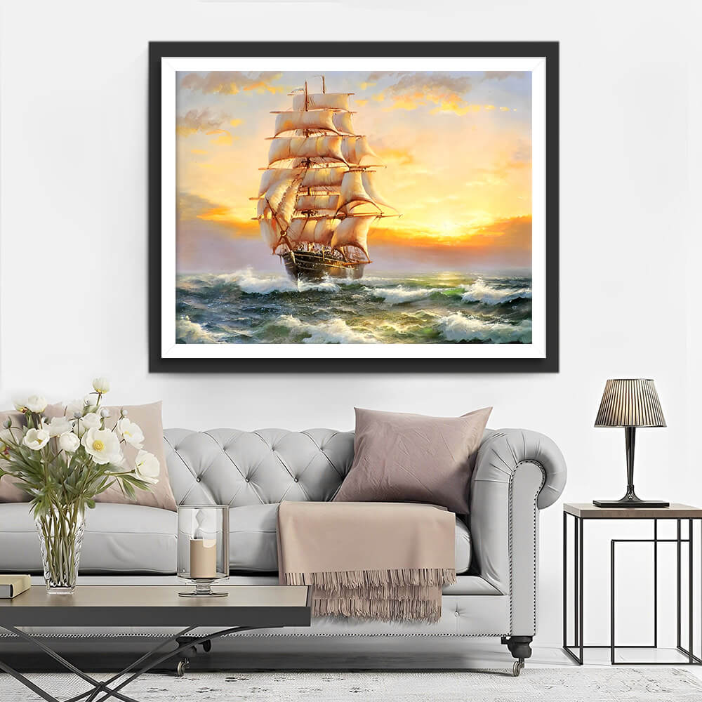Sailboat Diamond Painting