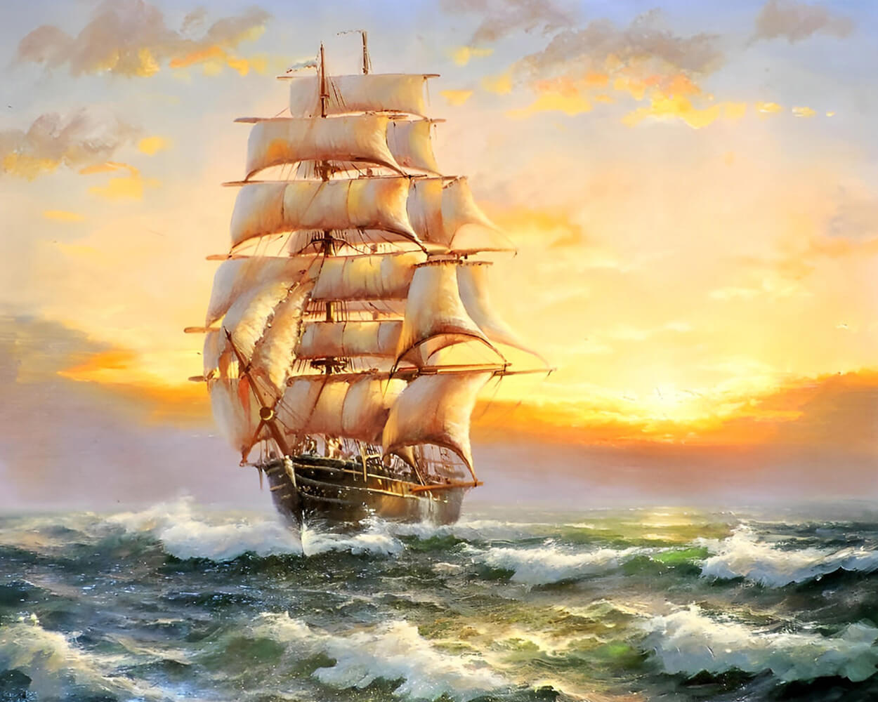 Sailboat Diamond Painting