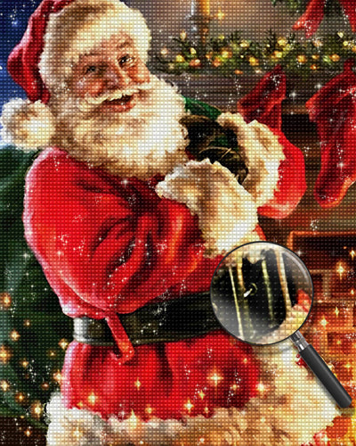 Santa with Christmas Gifts Diamond Painting
