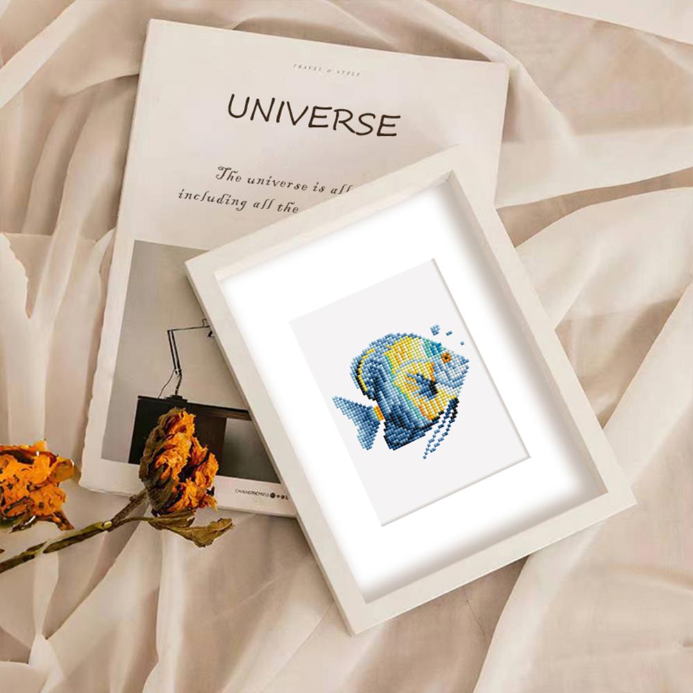 Sea Animals 12Pcs - Mini Diamond Painting Kit