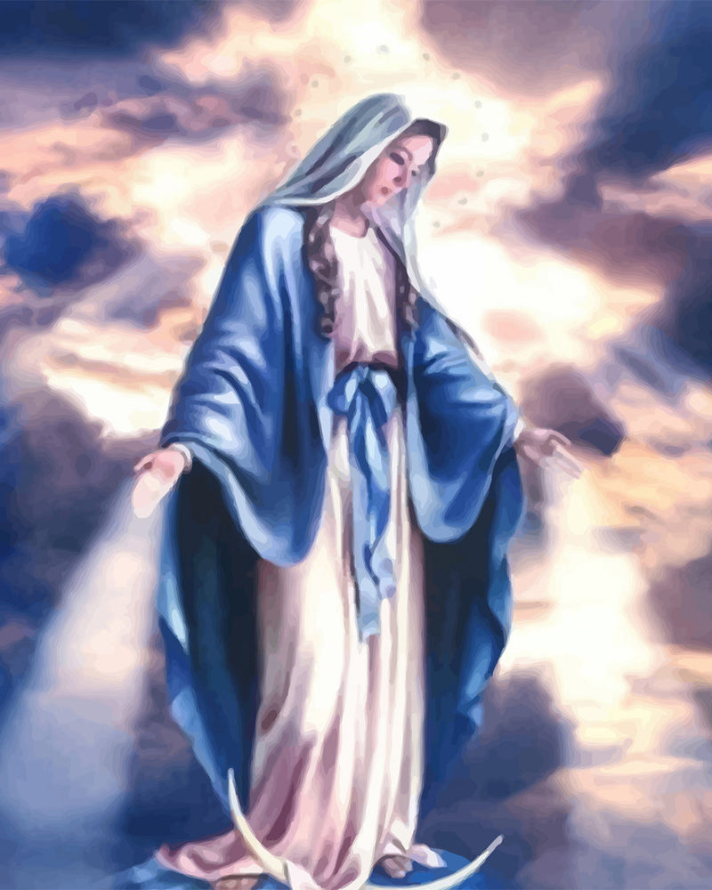 Selfless Saint Maria Diamond Painting