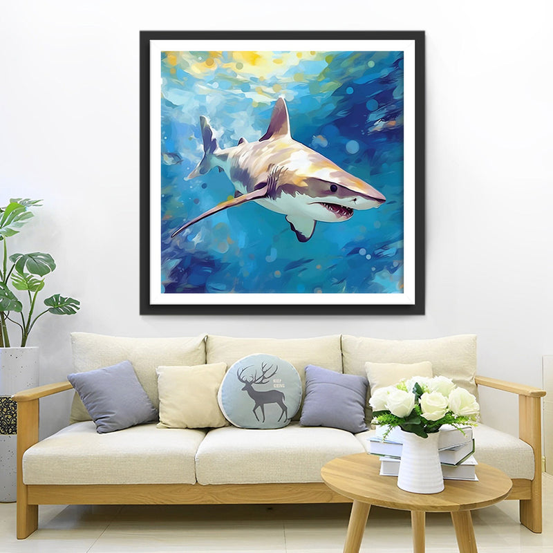 Shark in the Sea Diamond Painting
