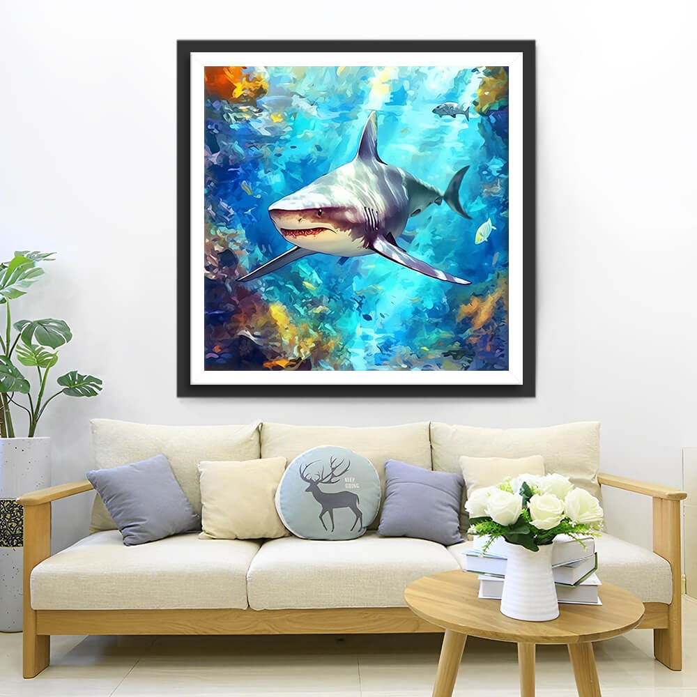 Shark in the Sea Diamond Painting