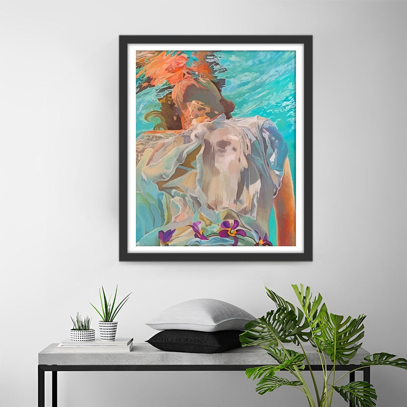 Sinking Woman Diamond Painting