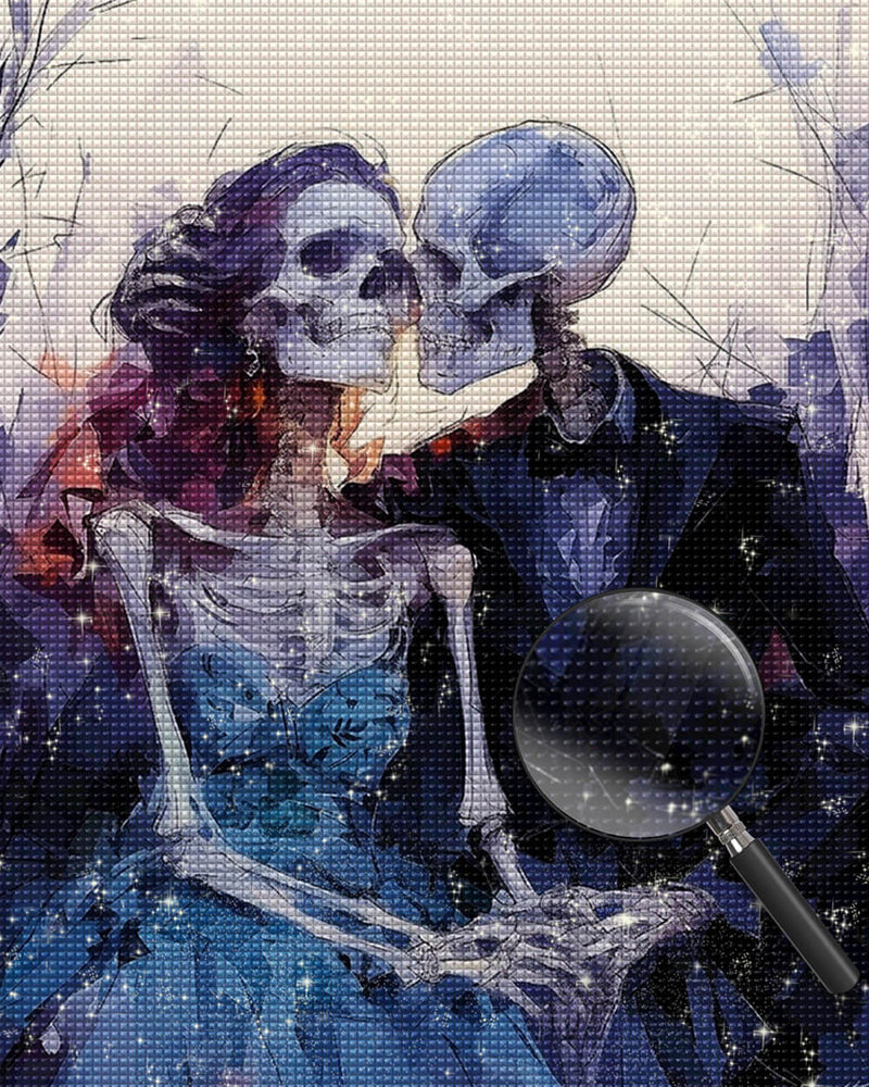 Skeleton Couple Diamond Painting