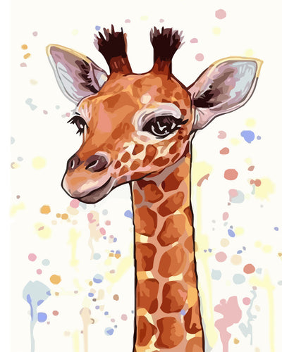 Smiling Giraffe Diamond Painting
