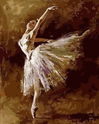Solo Ballet Dancer Diamond Painting