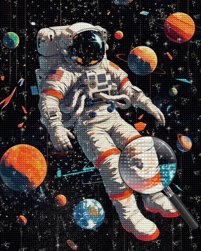 Space Astronaut Diamond Painting
