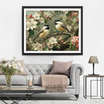 Sparrows on the Magnolia Tree Diamond Painting