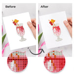 Summer Colorful Cocktails 12Pcs - Mini Diamond Painting Kit