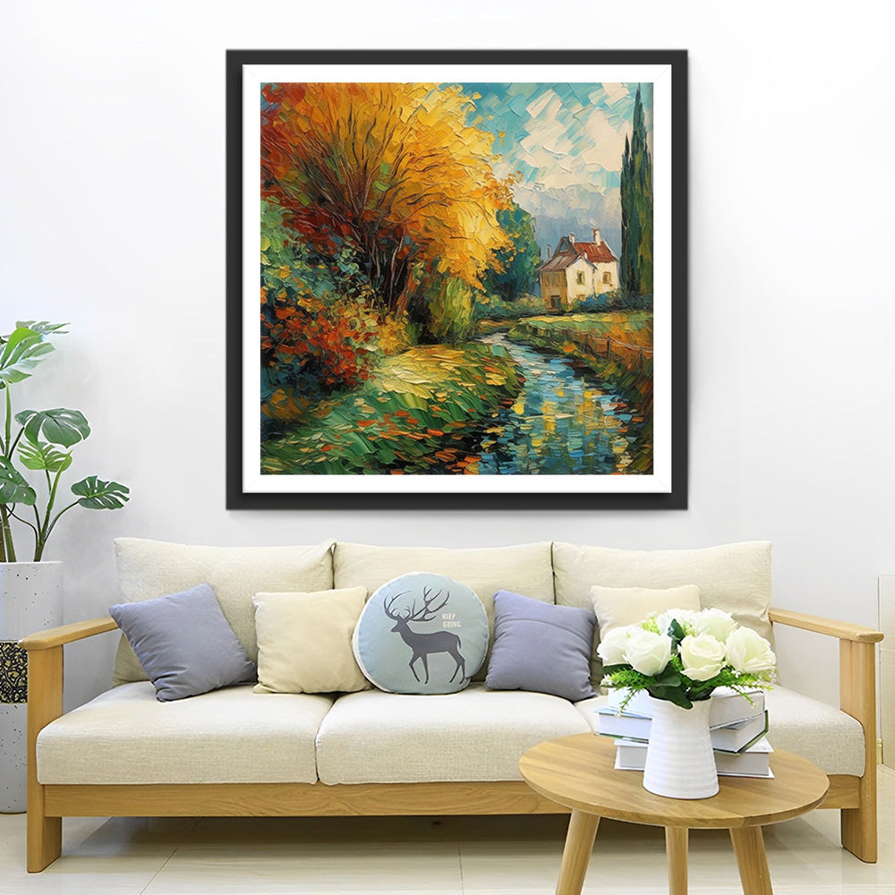 Summer Landscapes in the Countryside Diamond Painting