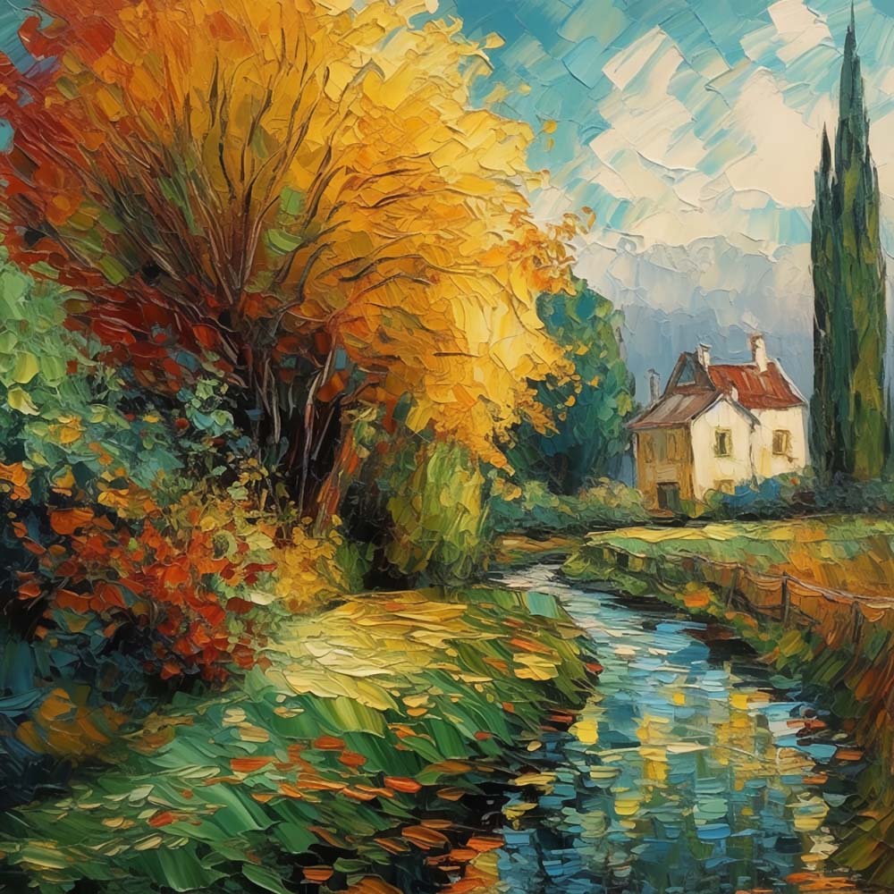 Summer Landscapes in the Countryside Diamond Painting