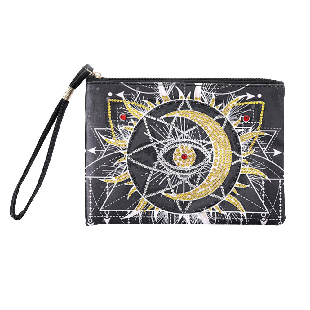 Sun, Moon and Stars Diamond Painting Wrist Bag