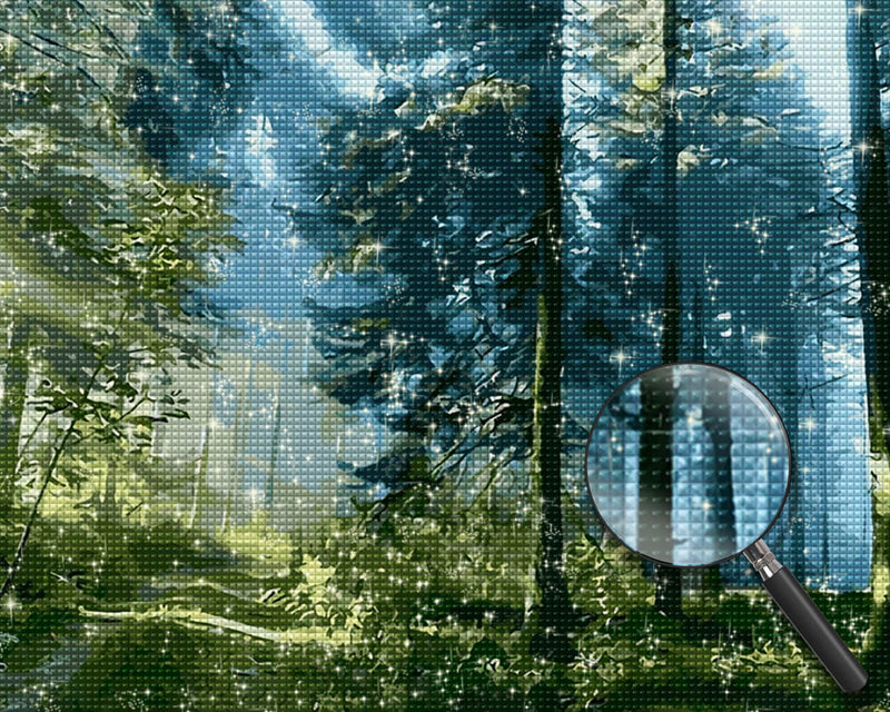Sunshine in the Forest Diamond Painting