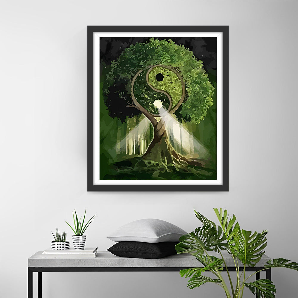 Tai Chi Tree Diamond Painting