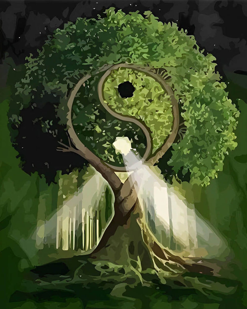 Tai Chi Tree Diamond Painting