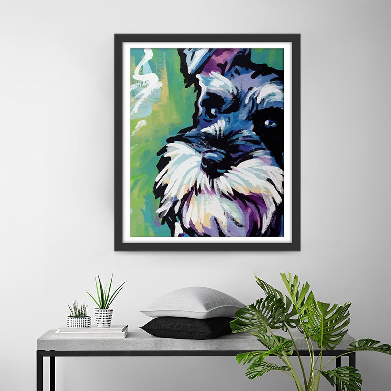 Tangled Schnauzer Diamond Painting
