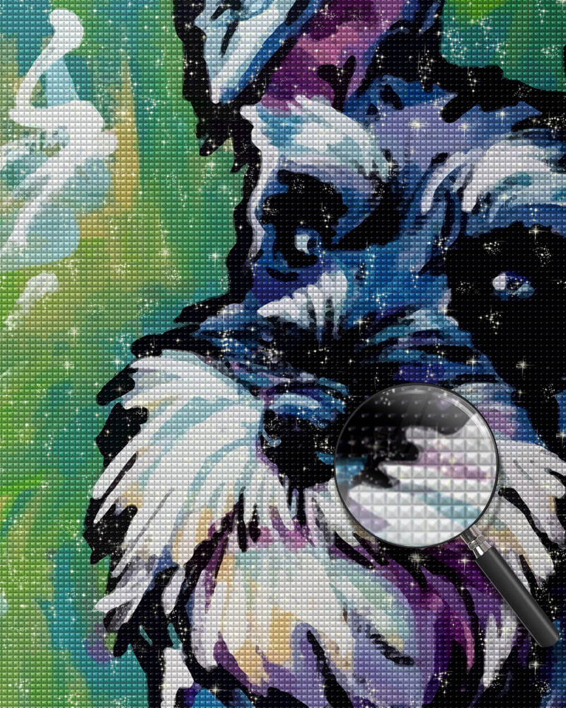 Tangled Schnauzer Diamond Painting