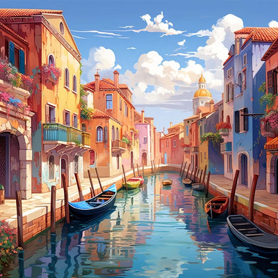 The Clean and Bright City of Venice Diamond Painting