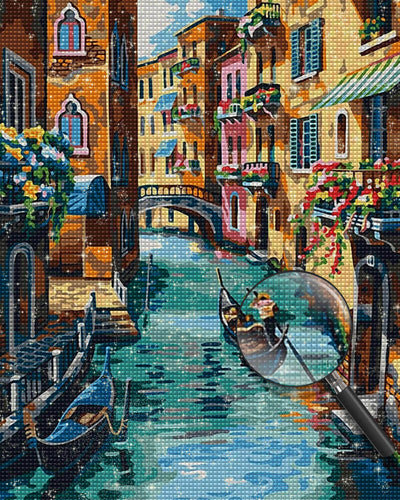 The Clear River of Venice Diamond Painting