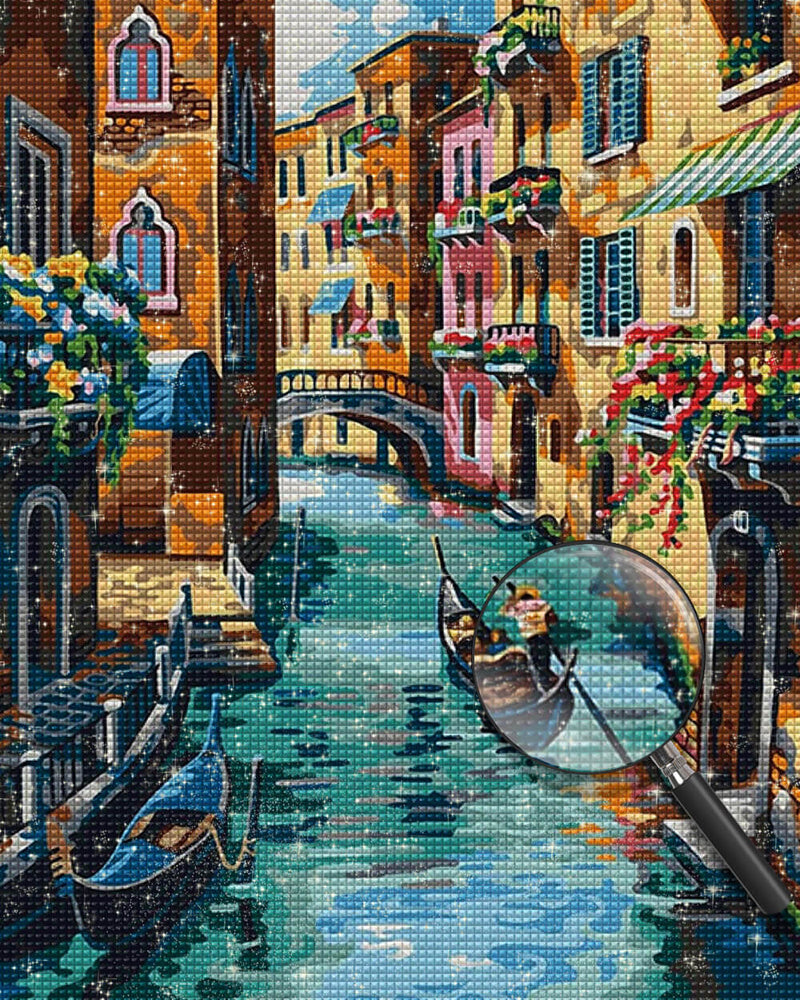 The Clear River of Venice Diamond Painting
