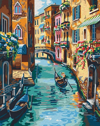 The Clear River of Venice Diamond Painting