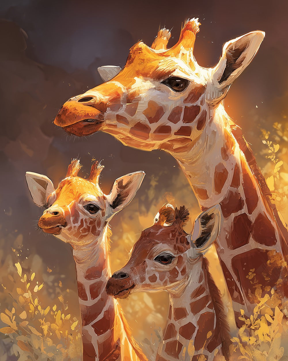 The Giraffe Eagerly Awaiting Diamond Painting