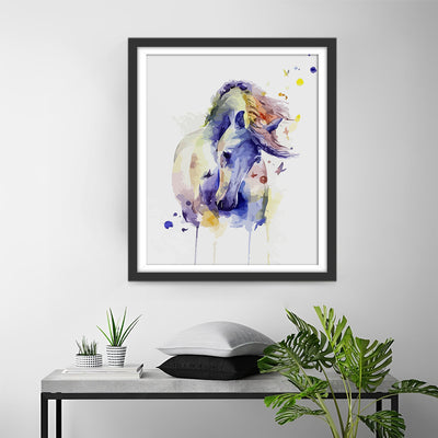 The Horse Lowered Its Head Diamond Painting