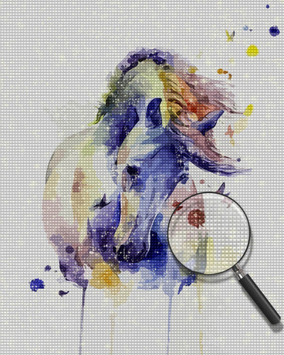 The Horse Lowered Its Head Diamond Painting
