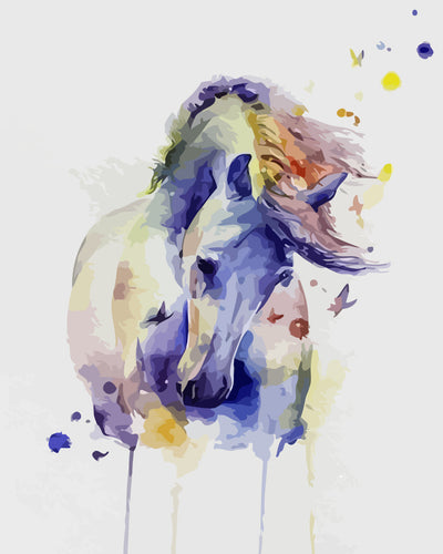 The Horse Lowered Its Head Diamond Painting