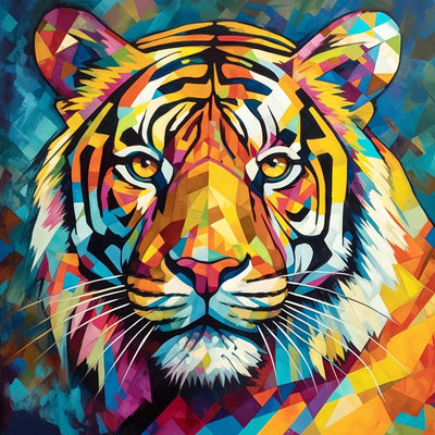 The Tiger's Gaze Diamond Painting