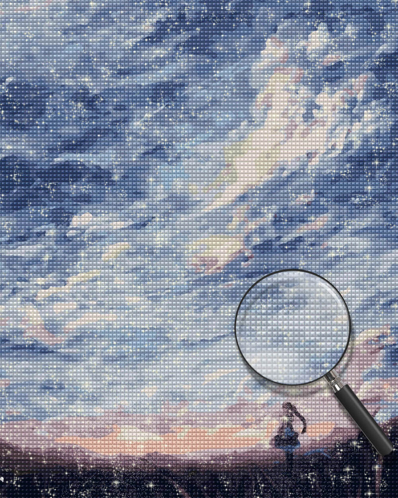 The Vast Sky Filled with Clouds Diamond Painting