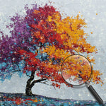 The Vibrant Autumn Canopy Diamond Painting
