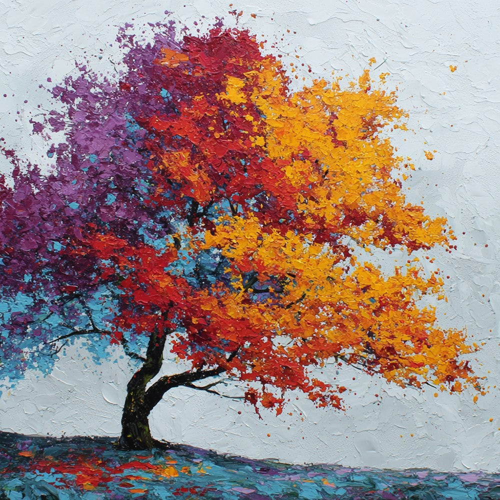 The Vibrant Autumn Canopy Diamond Painting