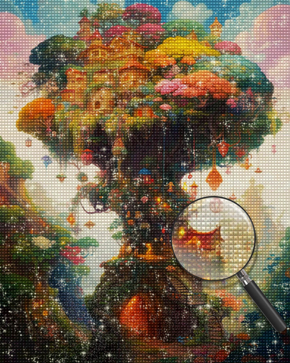 The World on the Tree Diamond Painting