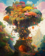 The World on the Tree Diamond Painting