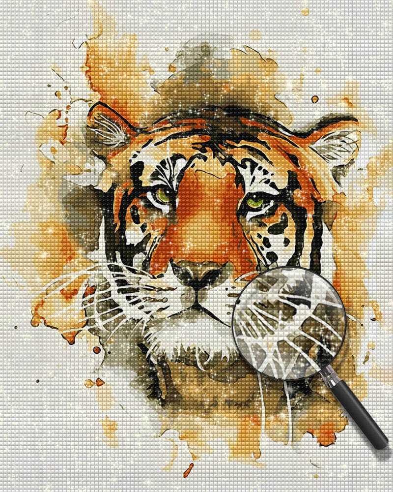 Tiger Head Diamond Painting