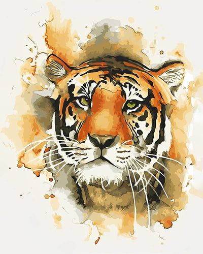 Tiger Head Diamond Painting