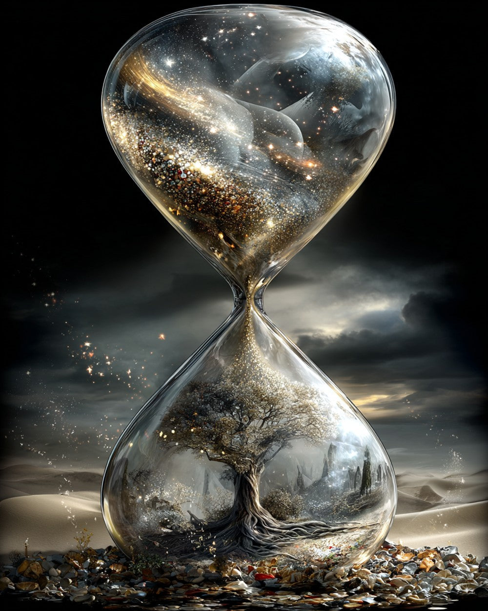 Time Sandglass Diamond Painting