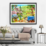 Tractors and Farmyard Animals Diamond Painting