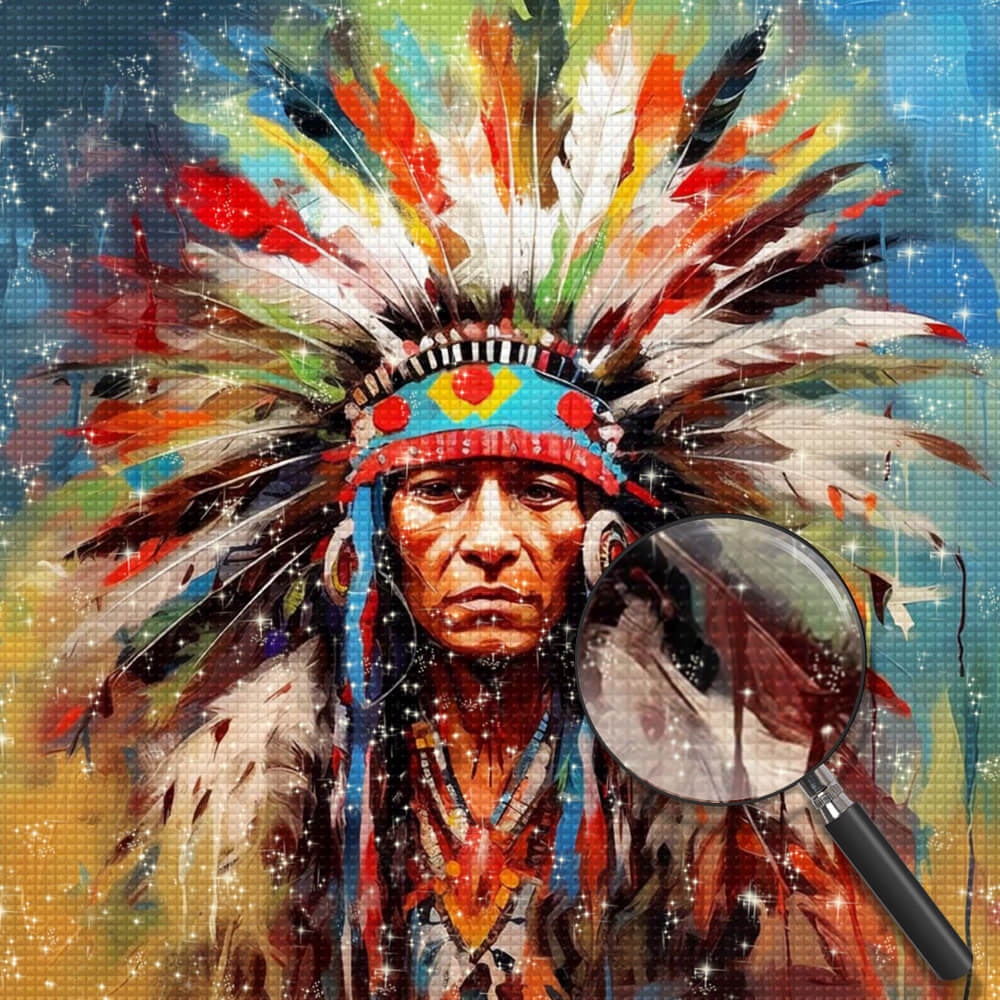 Tribal Leader Diamond Painting