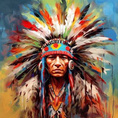 Tribal Leader Diamond Painting