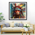Tribal Man Diamond Painting