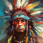 Tribal Man Diamond Painting